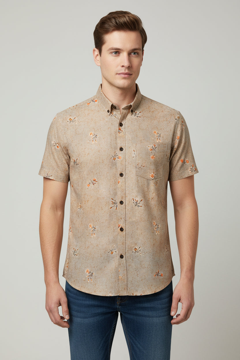 Readymade Floral pattern shirt
