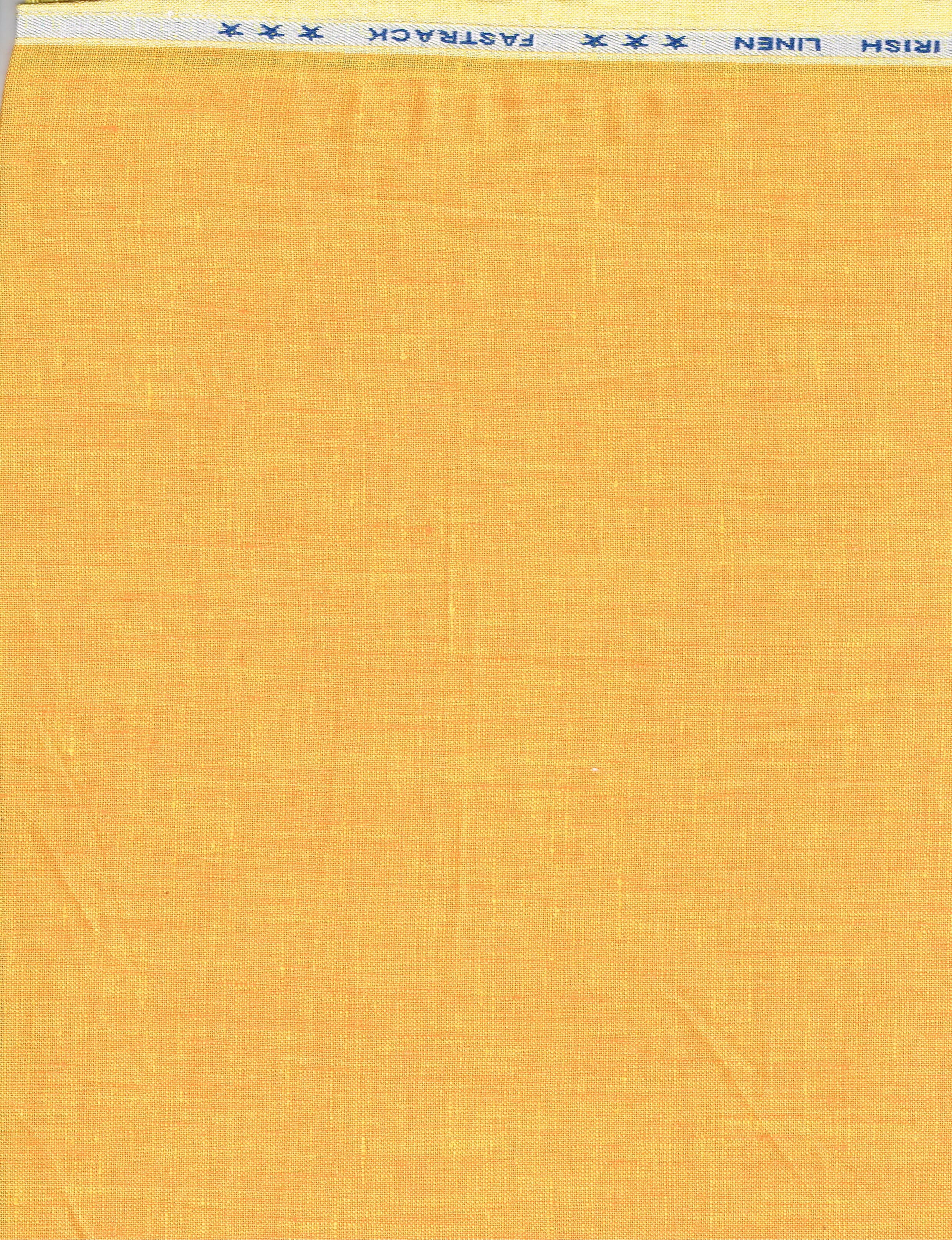 Arvind Pure Linen Unstitched Shirting fabric ( Amber Yellow )