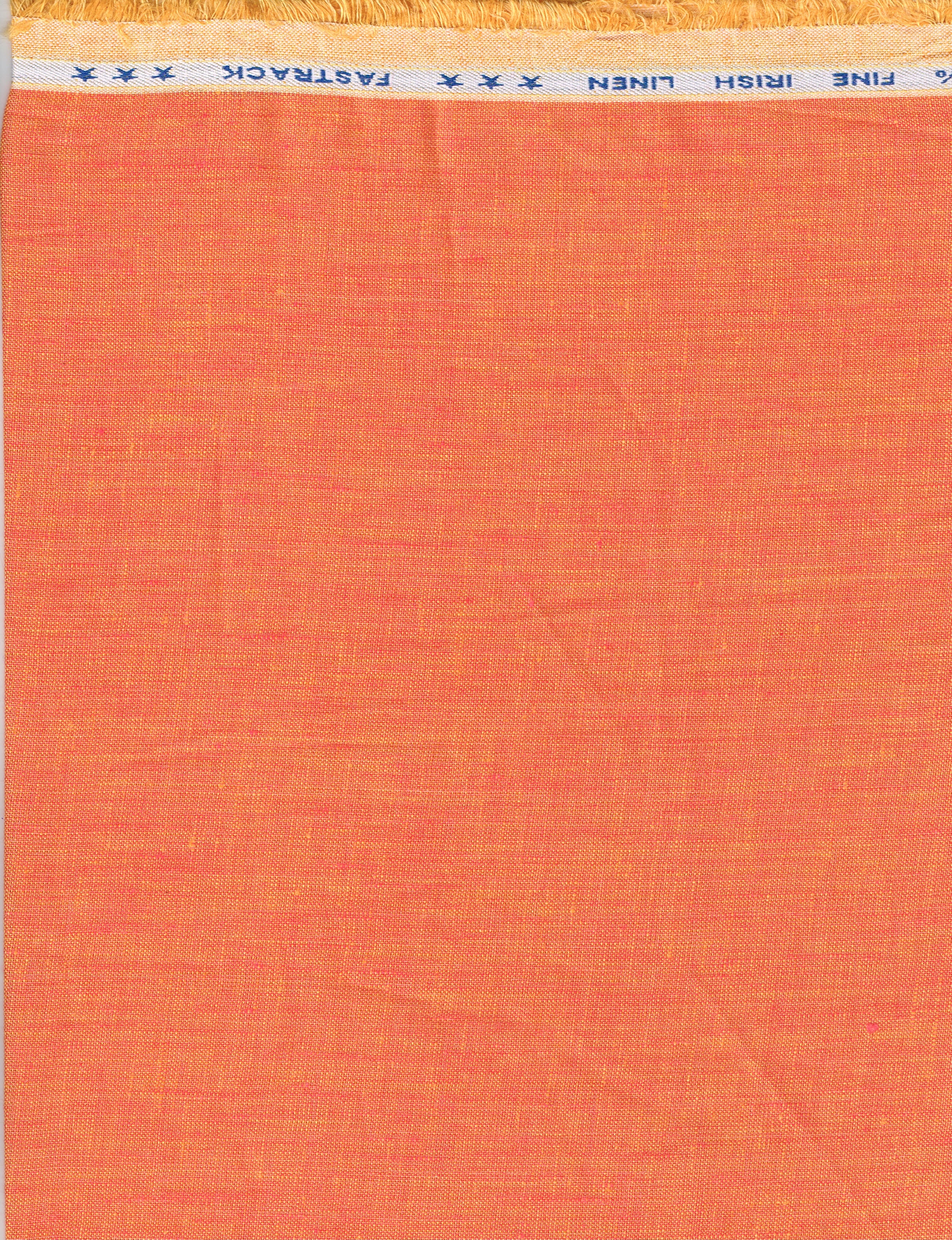 Arvind Pure Linen Unstitched Shirting Fabirc ( Orange )