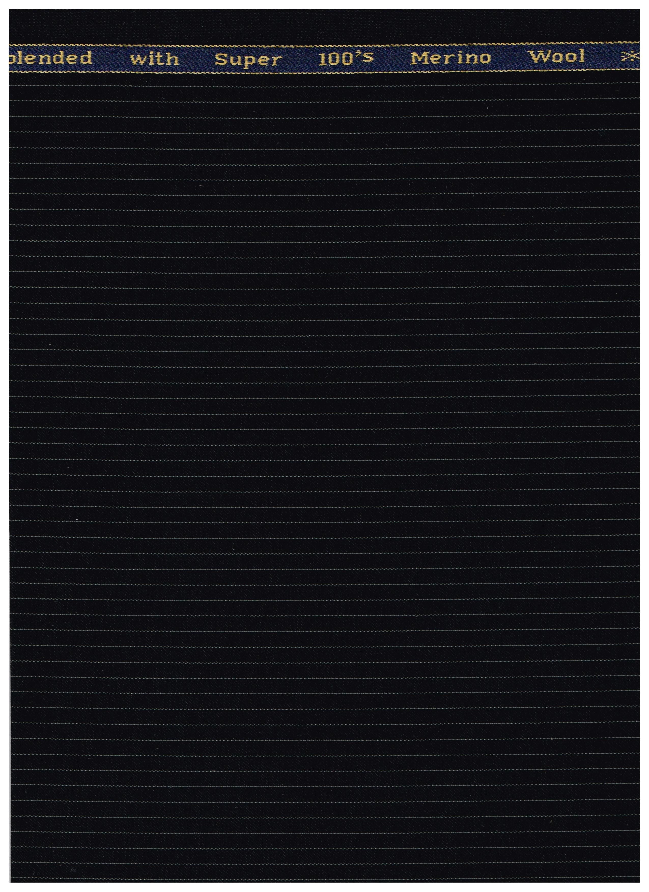 Style With Luxurious Arvind Unstitched Poly wool 100’s Trouser & Suiting Fabric ( Black )