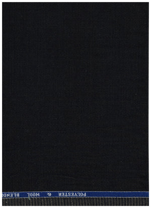 Raymond luxurious unstitched poly wool trousers and suiting fabric in charcoal grey, suitable for custom tailoring and formal wear.