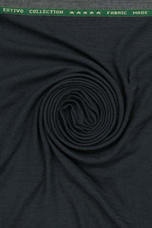 Grey Raymond polywool trousers and suiting fabric shown in the image with a textured fabric pattern.