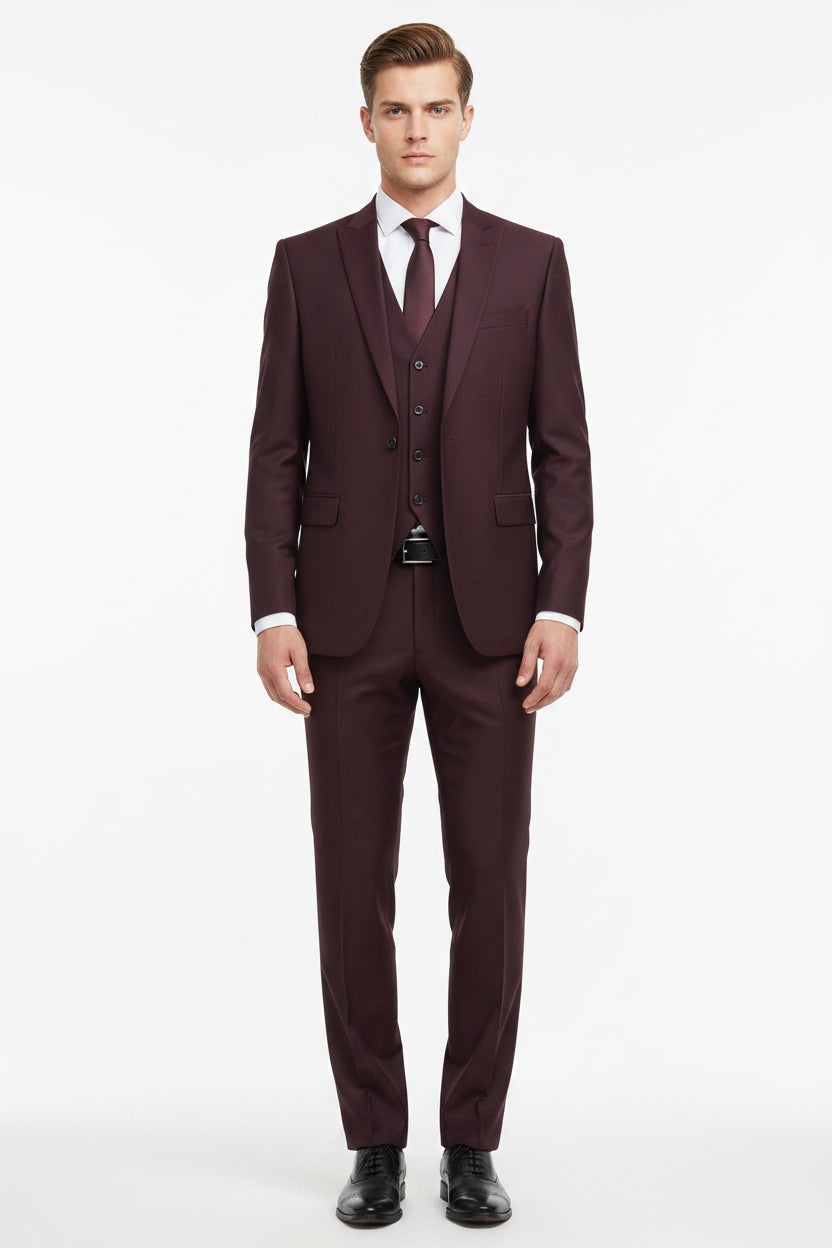 Dark purple Suit