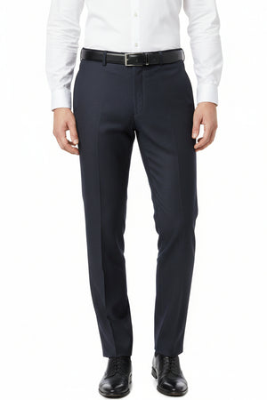 Black Raymond unstitched polyviscose trousers and suiting fabric, suitable for tailoring and formal wear.
