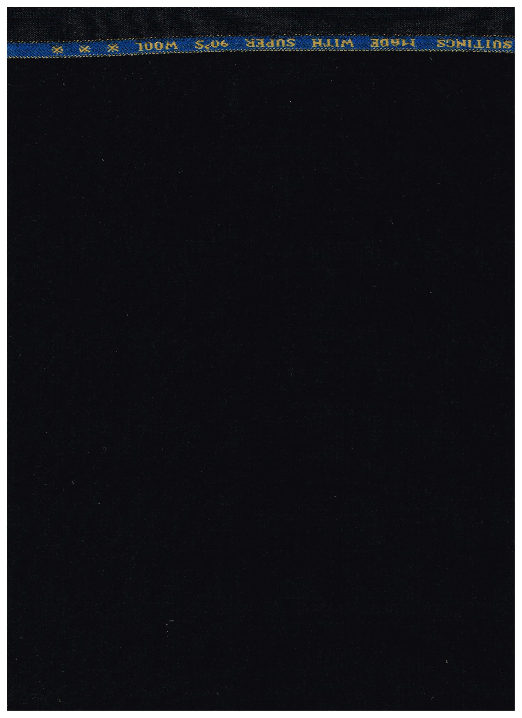 Raymond Luxurious Unstitched Polywool Trousers Fabric ( Black )