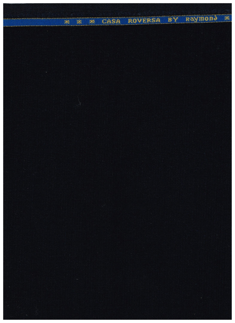 Raymond Luxurious Unstitched Polywool Trousers & Suiting Fabric ( Black  )
