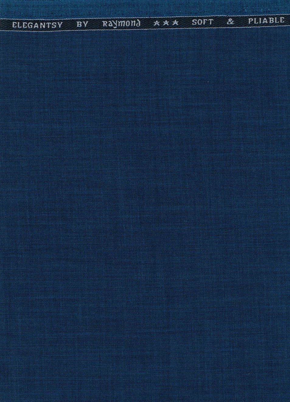 Elevate Your Style With Raymond Unstitched Terry Rayon Trousers & Suiting Fabric ( Royal Blue )