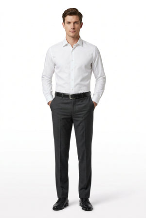 arvind lorenzo dark grey readymade trouser fabric