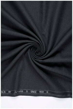 Arvind dark grey suit fabric