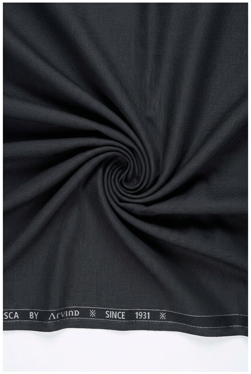 Arvind dark grey suit fabric