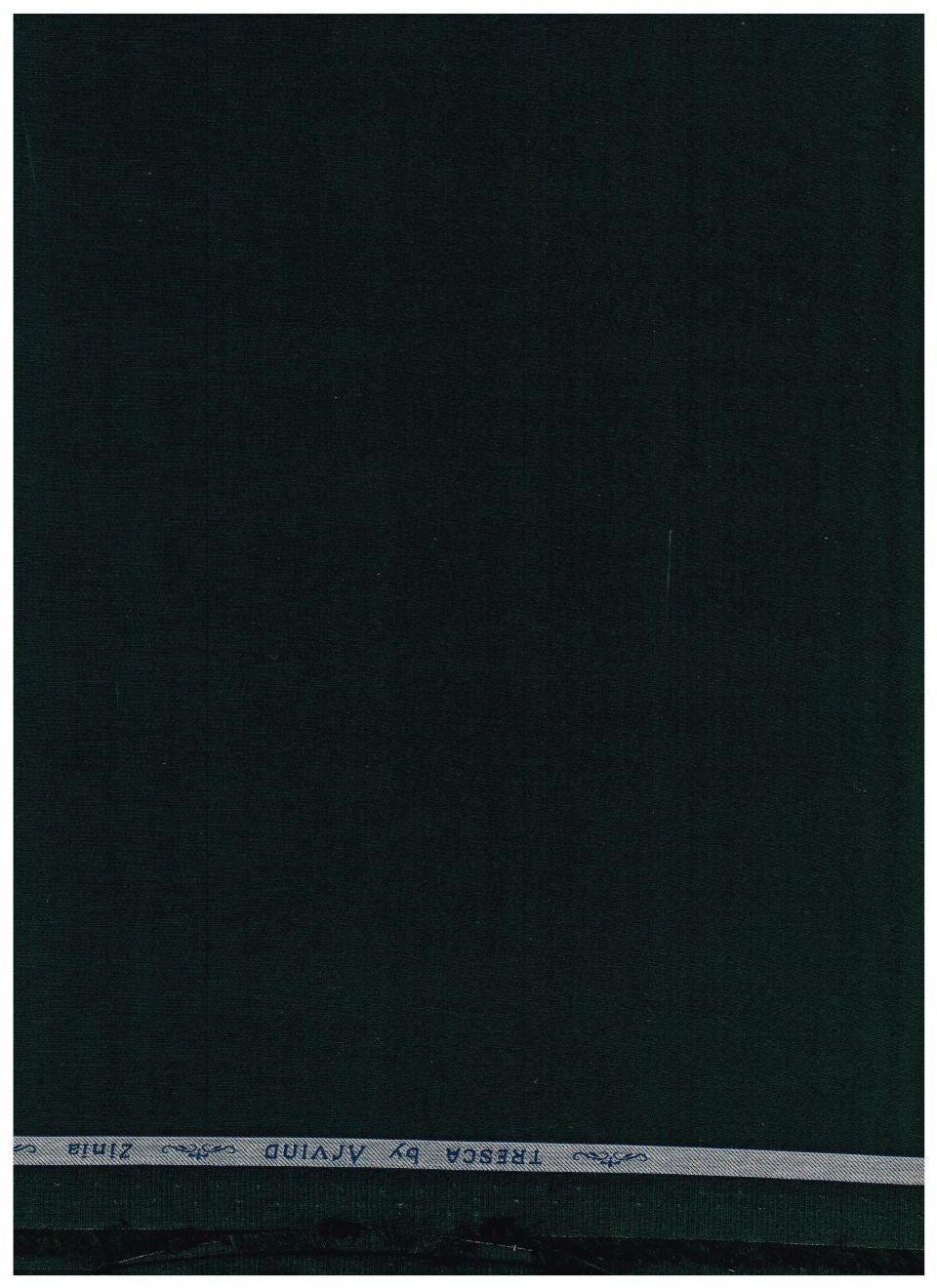 Green Arvind cotton satin shirt fabric with a smooth, shiny finish, showcasing the luxurious cotton satin material.