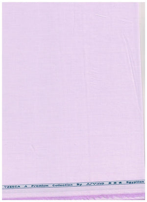 Arvind tresca cotton lavender color shirt fabric
