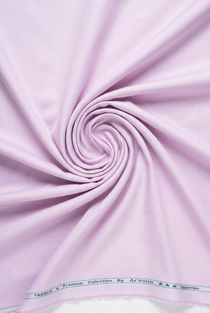 Arvind tresca giza cotton lavender color shirt fabric