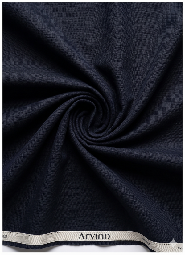 Mafatlal Polyviscose Trousers & Suiting Fabric ( Black )