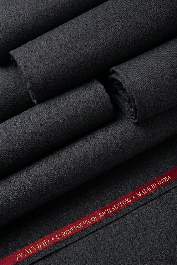 Elevate Your Style With Raymond Unstitched Polyviscose Trousers & Suiting Fabric ( Plum Purple )