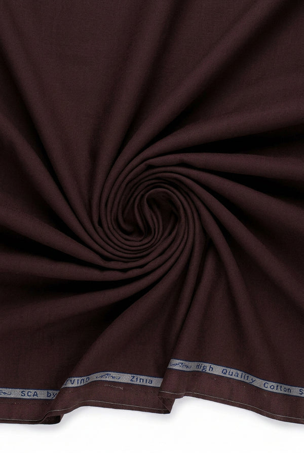 Arvind Tresca Cototn shirt fabric brown