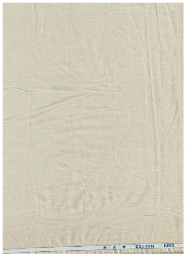 Cotton Shirting Fabric - Beige