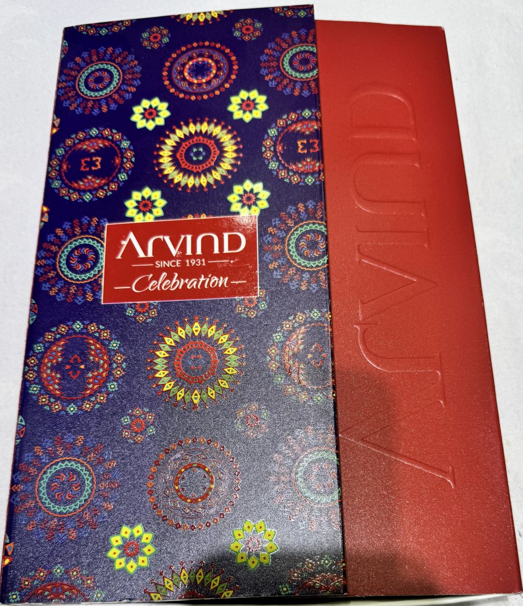 Arvind Combo Gift Pack of Unstitched Shirt & Trouser Fabrics