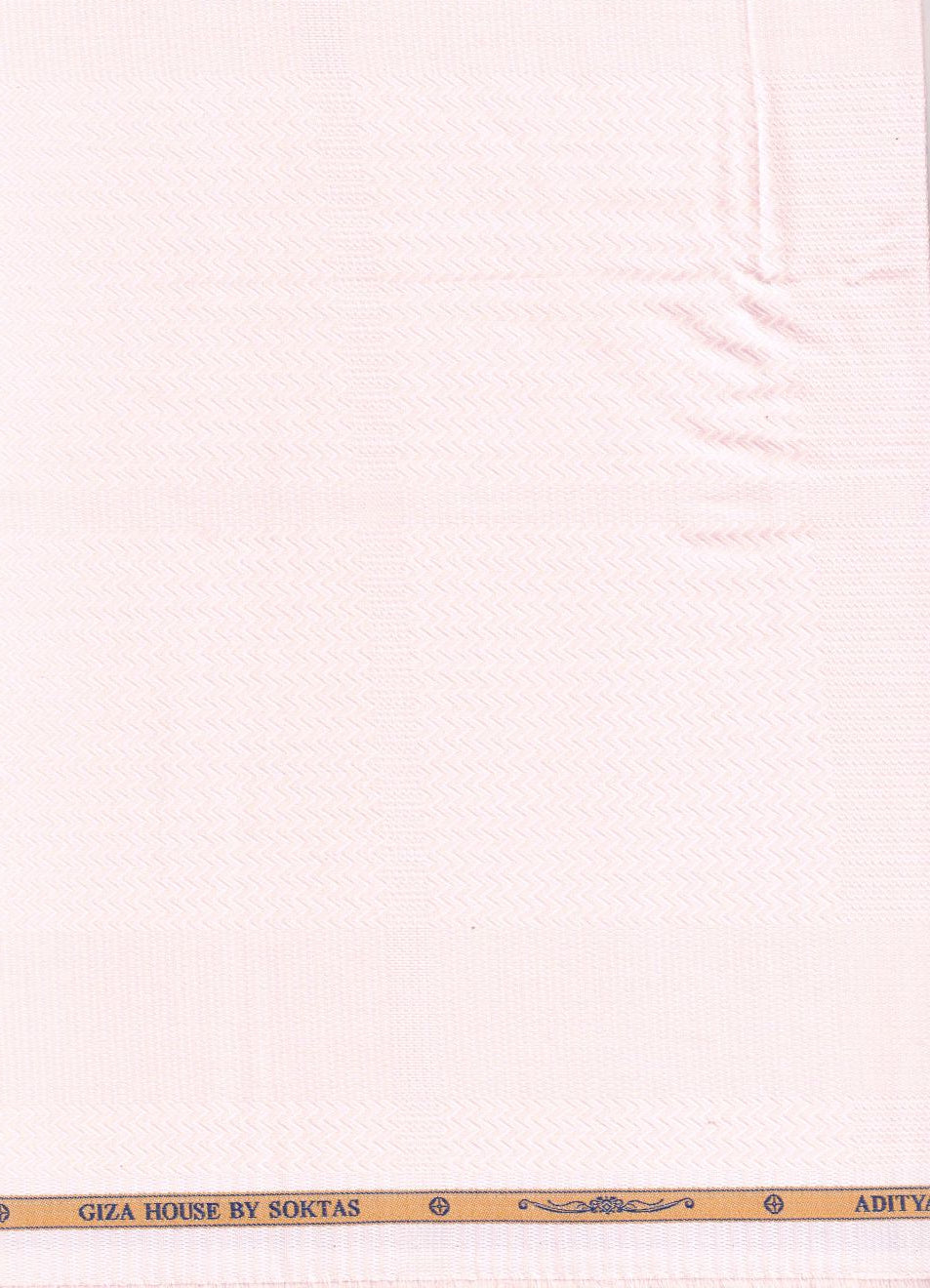 Pink dobby self Check Soktas Shirting Fabric