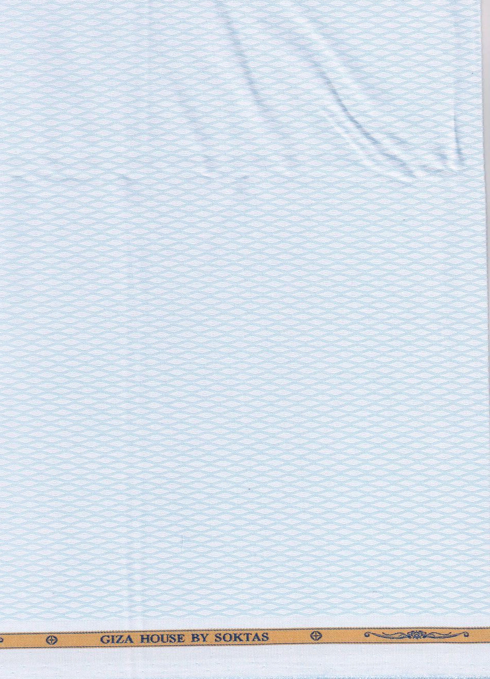 Blue plain dobby Soktas shirting fabric