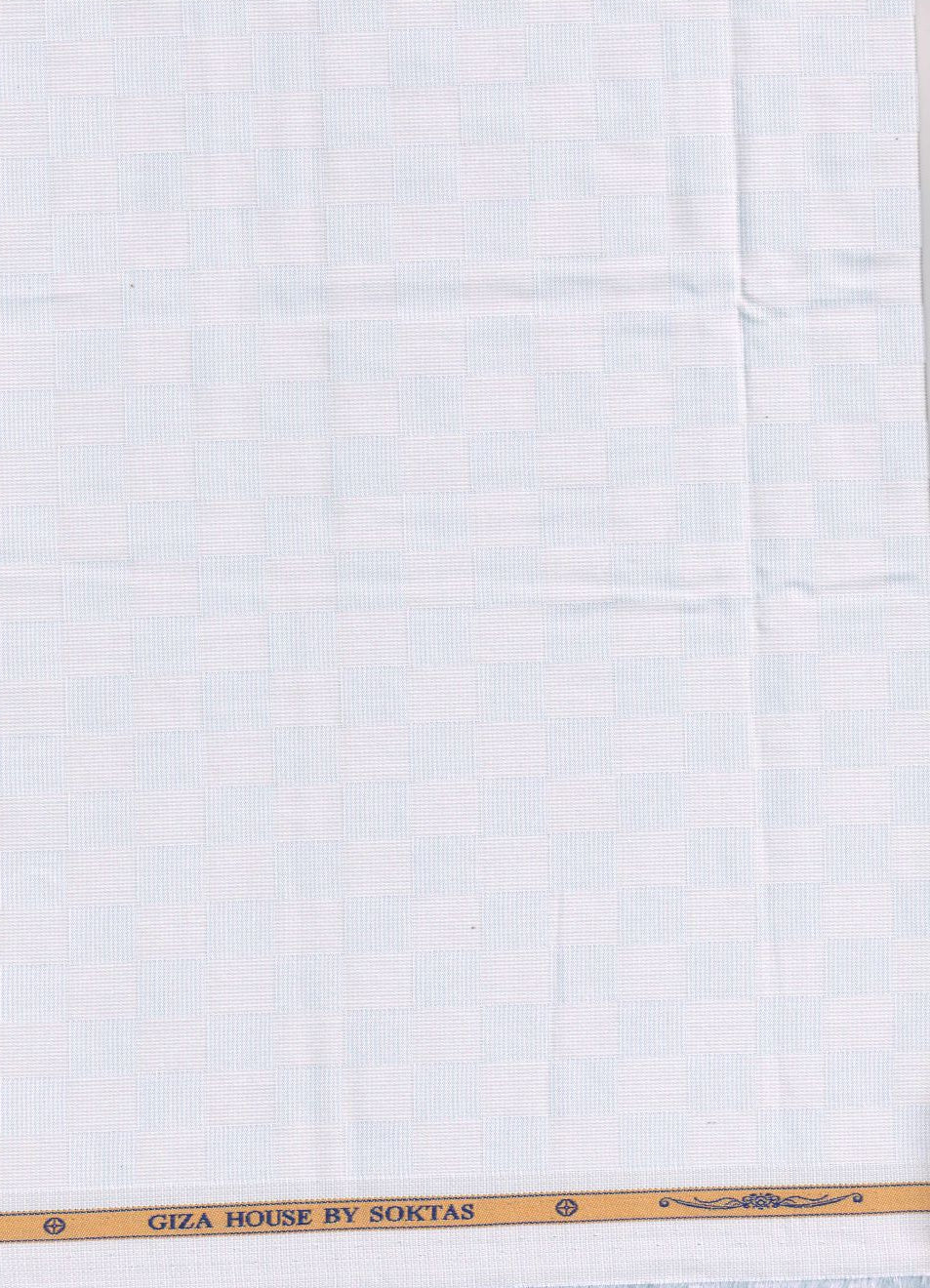 Blue Dobby Checks on light blue background Soktas shirting fabric