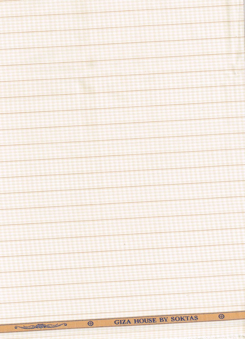 Yellow Stipe & check Dobby Soktas shirting fabric