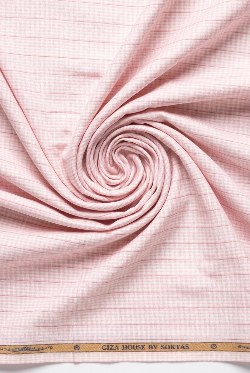 soktas giza cotton stripe pink shirt mockup