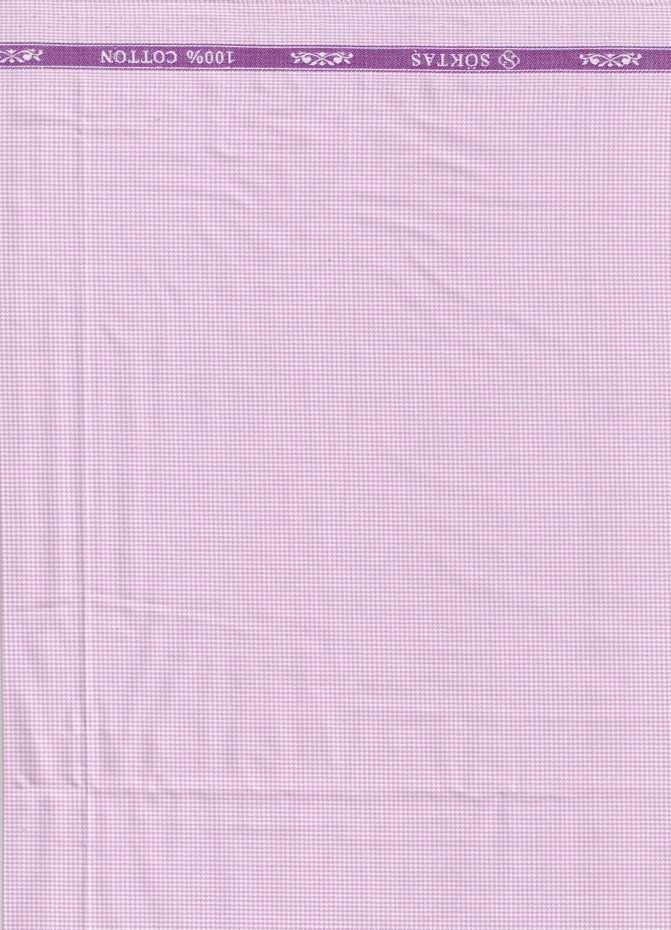 Pink plain dobby Soktas shirting fabric