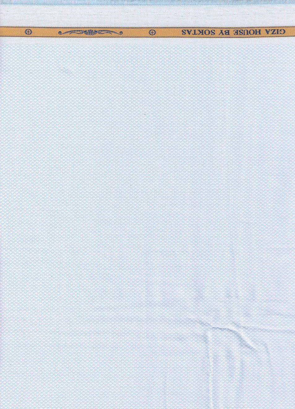 Sky blue dobby pattern Soktas shirting fabric