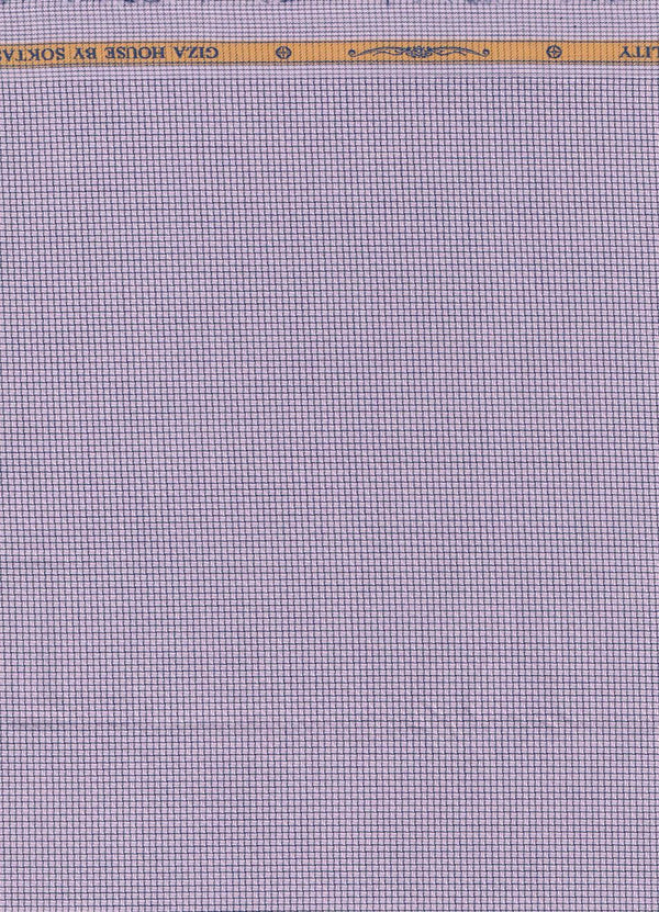 Lavender Dobby self check pattern Soktas shirting fabric