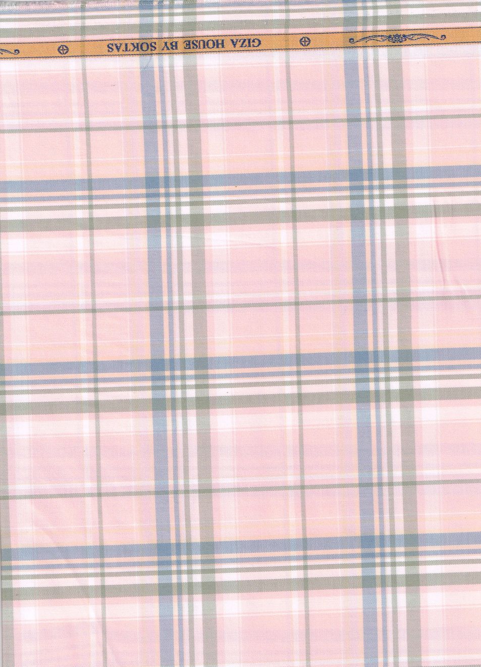 Bold Pink Multi Coloured Check pattern Soktas shirting fabric