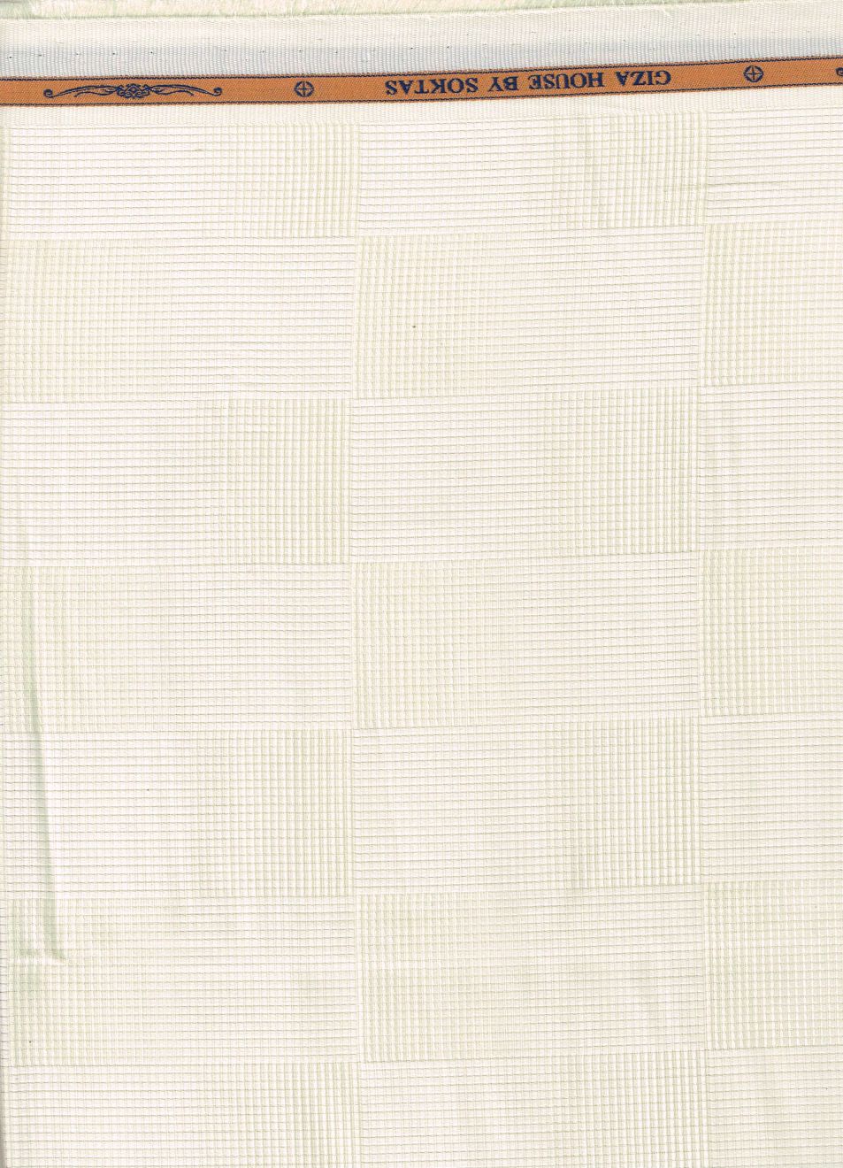 Yellow Dobby Checks Soktas shirting fabric