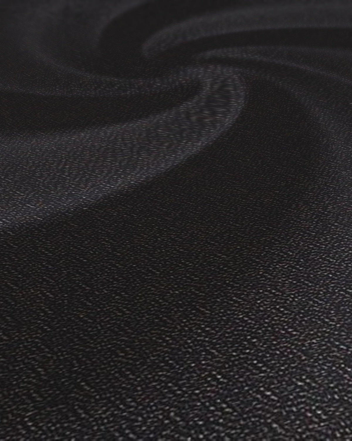 Raymond Terry Rayon Suiting Fabric Dark Brown - weave close-up with draped swirl