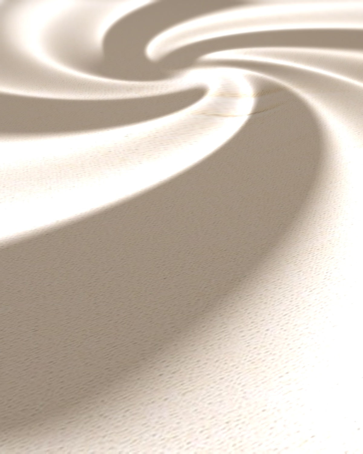 Arvind Shirting Fabric Cotton Satin Peach - weave close-up with draped swirl