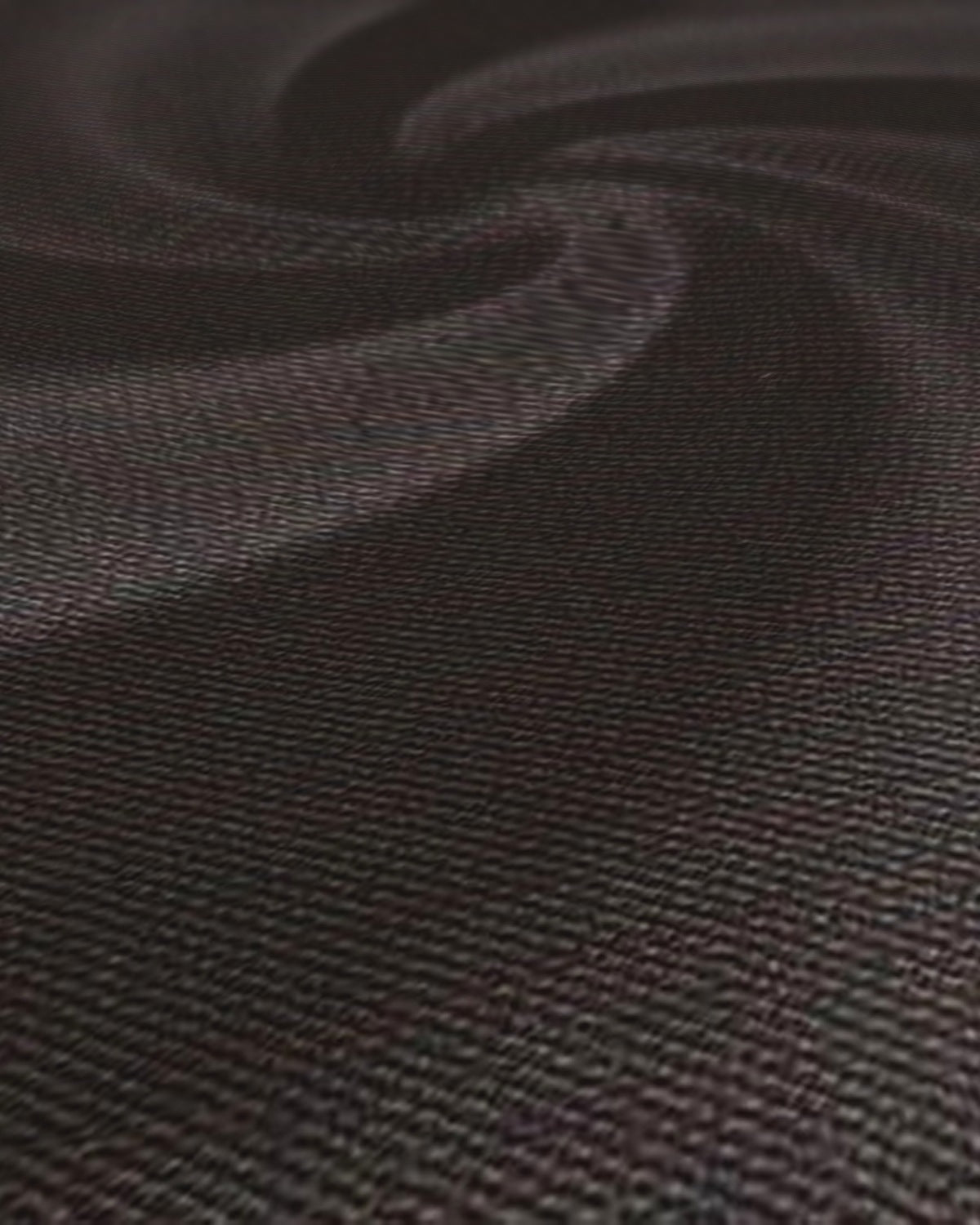Arvind Terry Rayon Unstitched Suiting Fabric Coffee Brown - weave close-up with draped swirl