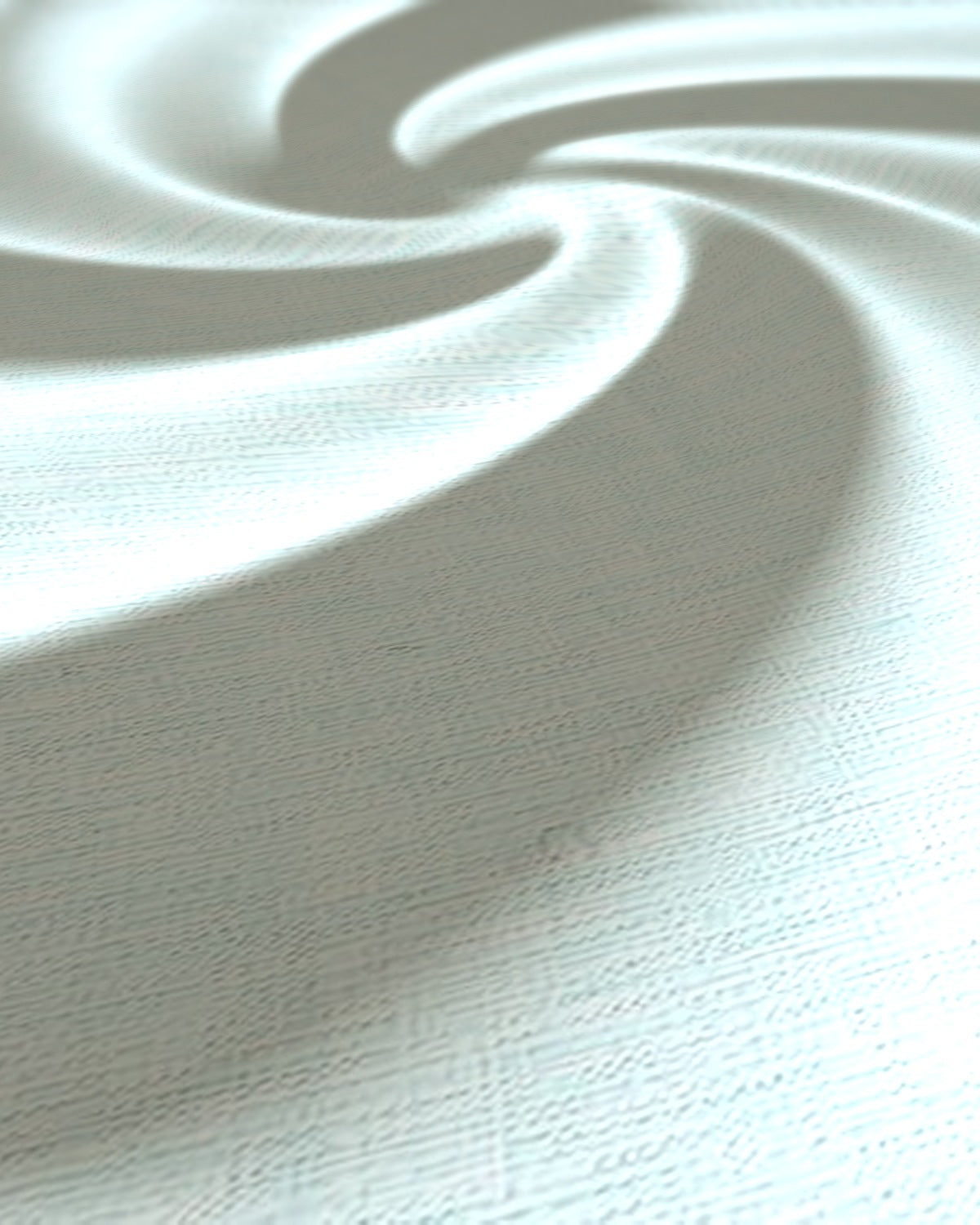 Cotton Shirting Fabric Aqua Blue - weave close-up with draped swirl