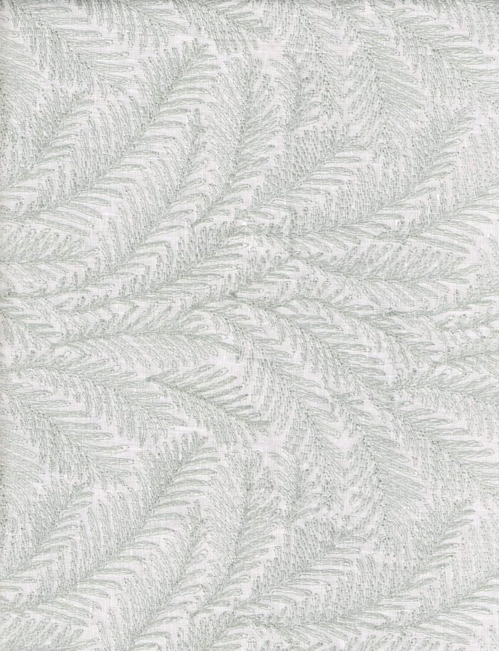 Pee Gee Jacquard Linen Light Grey Shirting Fabric