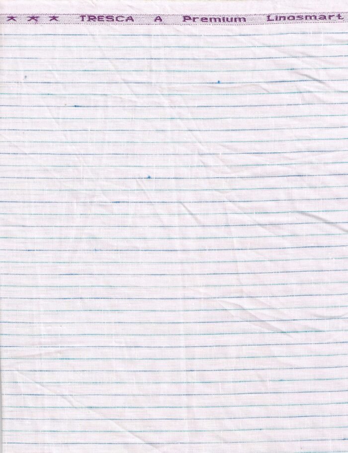 Arvind White Striped Shirting Fabric