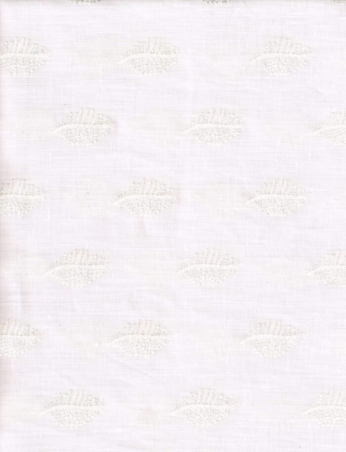 Pee Gee Jacquard White Shirting Fabric