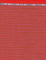 Arvind Red Striped Shirting fabric