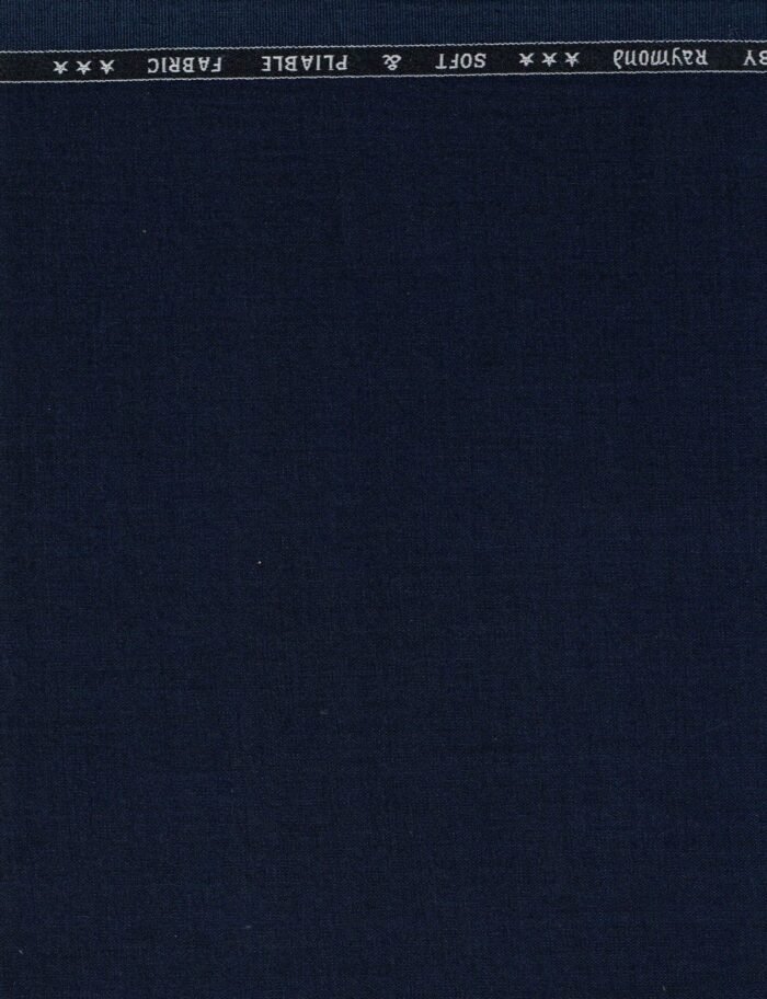 Raymond Midnight Blue Polyviscose Suiting Fabric