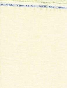 Pure Linen shirting 80 Lea by Arvind - Lemon Yellow color