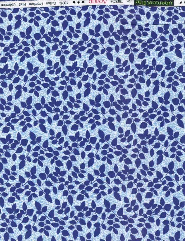 Arvind Cotton Printed Blue Shirting Fabric