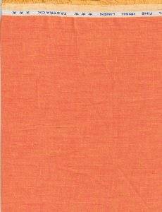 Arvind Orange Linen Shirting Fabric