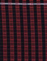 Arvind Giza Cotton Shirting Fabric red and black