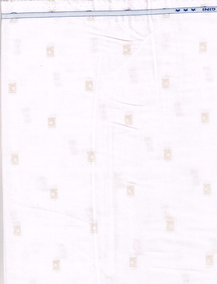 Gini Cotton Stiff finish Shirting Fabric