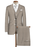 Raymond Luxurious Unstitched Polywool Trousers Fabric Ivory - 1029058