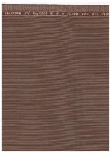 Brown Raymond Polywool Suiting fabric