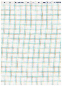 Arvind Linen Blue & Beige Shirting Fabric