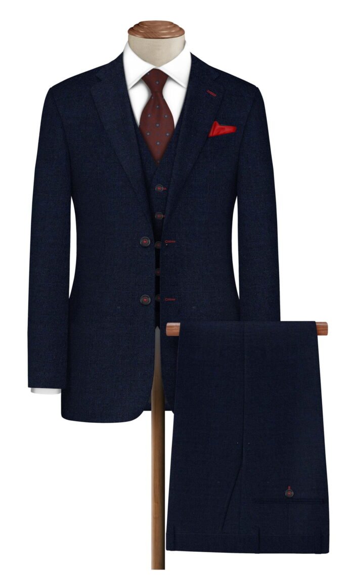 RAYMOND SUIT FABRIC NAVY BLUE